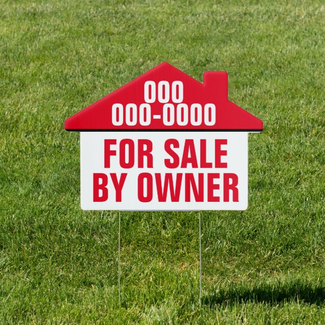FOR SALE BY OWNER, House Sign (Insitu)