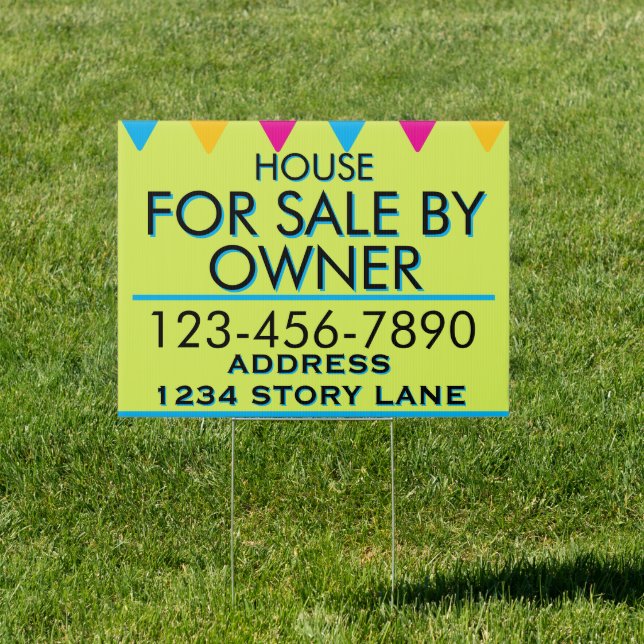 FOR SALE BY OWNER SIGN (Insitu)