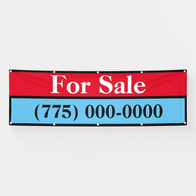 For Sale Outdoor Vinyl Banner (Horizontal)