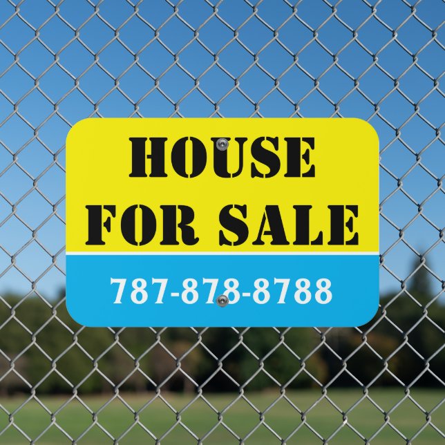For Sale Property House Residence To Rent Metal Sign (In Situ(Fence))