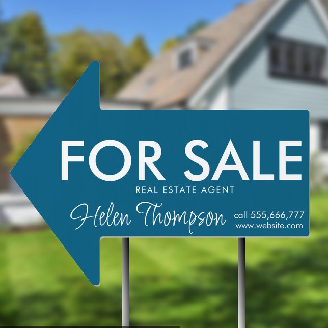For Sale Real Estate Sign – Personalized Realtor  (Creator Uploaded)