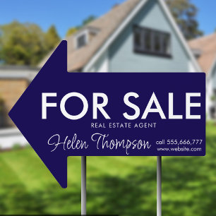 For Sale Real Estate Sign – Personalized Realtor 