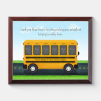 For School Bus Driver Custom 6 Photo Appreciation