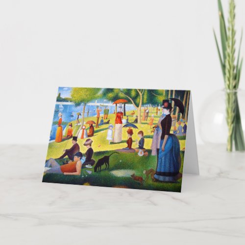 for Seurat Sunday at La Grande Jatte Card