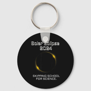For Shirt Solar Eclipse Skipping School Science Keychain