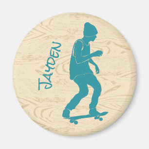 For Skateboarders Skateboarding Graphic Magnet