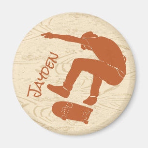 For Skateboarders Skateboarding Graphic Magnet
