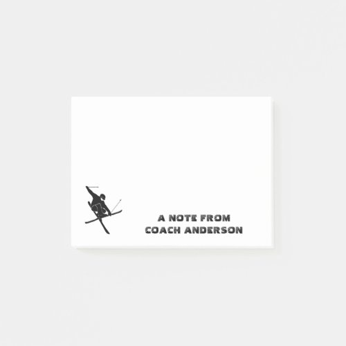 For Skiers Ski Coaches Ski Trick Graphic Post_it Notes