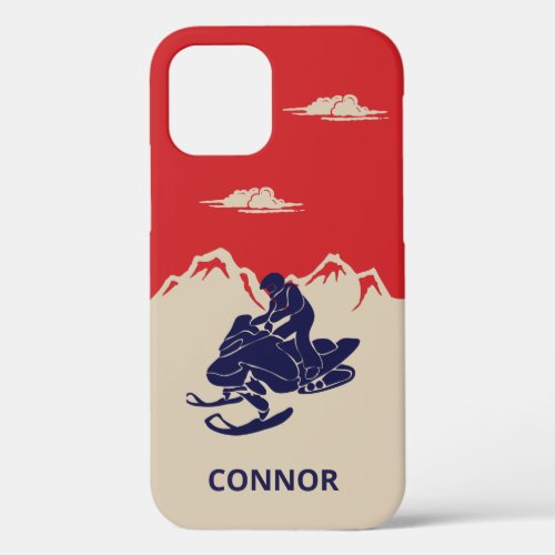 For Snowmobilers Snowmobile Graphic Personalized iPhone 12 Pro Case
