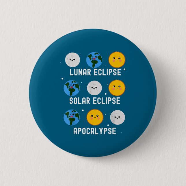 For Solar Eclipse 04 08 24 Button (Front)