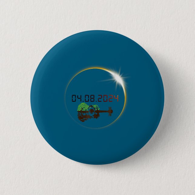 For Solare Eclipse April 8 Solar Button (Front)