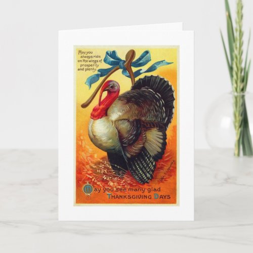 For Son And Family Thanksgiving Holiday Card