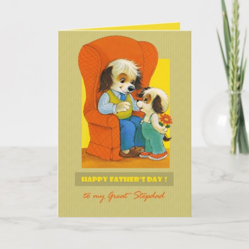 For Step Father on  Fathers Day Card