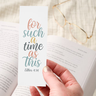 For Such a Time as This | Esther Christian Bookmarks