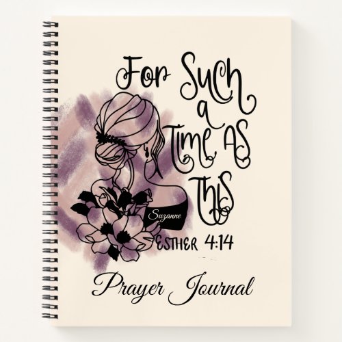 For Such A Time As This Floral Prayer Journal