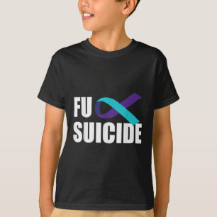 For Suicide Suicide Awareness Ribbon Suicide Preve T-Shirt