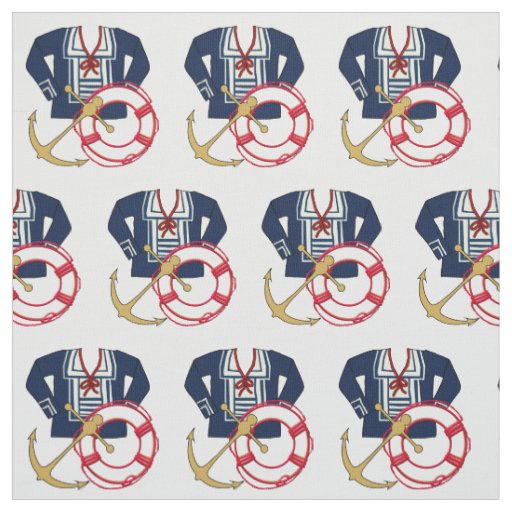 For Summer Sailors and Wannabees Fabric