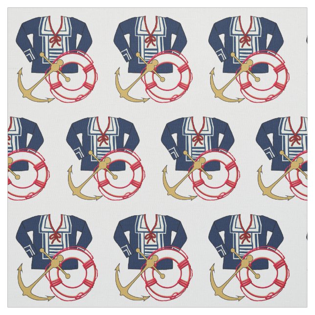 For Summer Sailors and Wannabees Fabric (Swatch)