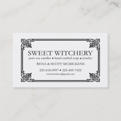 For Sweet Witchery Business Card Templates