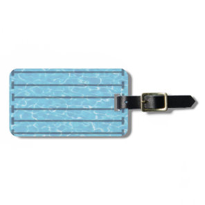 For Swimmers and Swim Teach Coaches Swimming Pool Luggage Tag