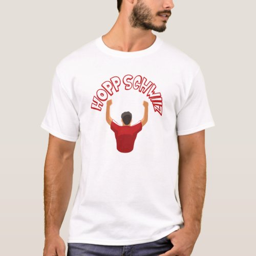 For Swiss Football Fans _ Switzerland T_Shirt