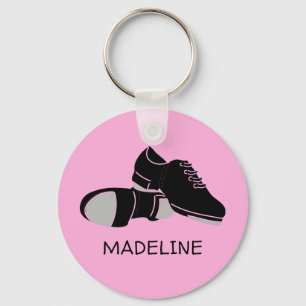 For Tap Dancers Tap Dance Shoes Personalized Keychain