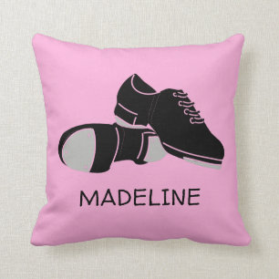 For Tap Dancers Tap Dance Shoes Personalized Throw Pillow