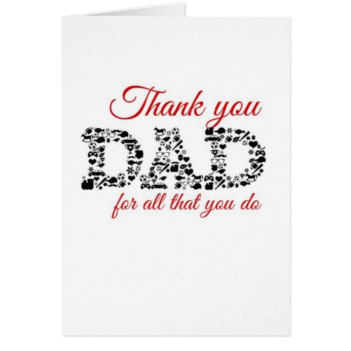 Luxury 11 Thank You Daddy Card