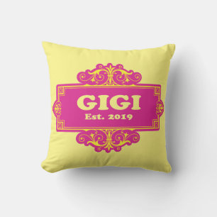 For That Special “GiGi 2019” Throw Pillow
