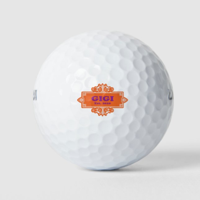 For That Special “GiGi 2020” Golf Balls (Front)