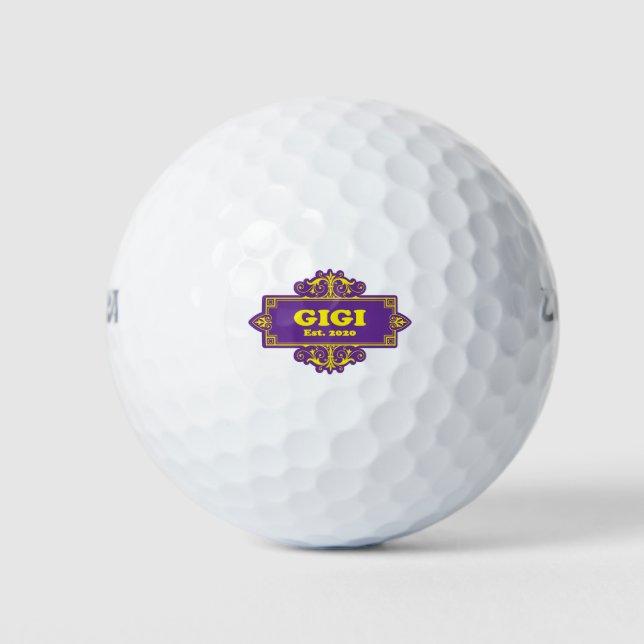 For That Special “GiGi 2020” Golf Balls (Front)