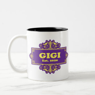 For That Special “GiGi 2020” Two-Tone Coffee Mug