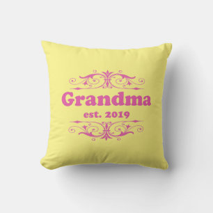 For That Special “Grandma 2019” Throw Pillow
