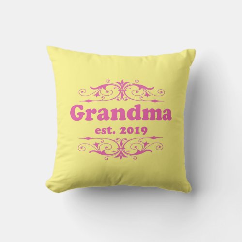 For That Special Grandma 2019 Throw Pillow