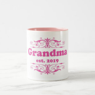For That Special “Grandma 2019” Two-Tone Coffee Mug