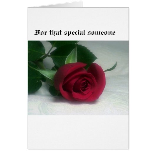For that special someone cards (Front)