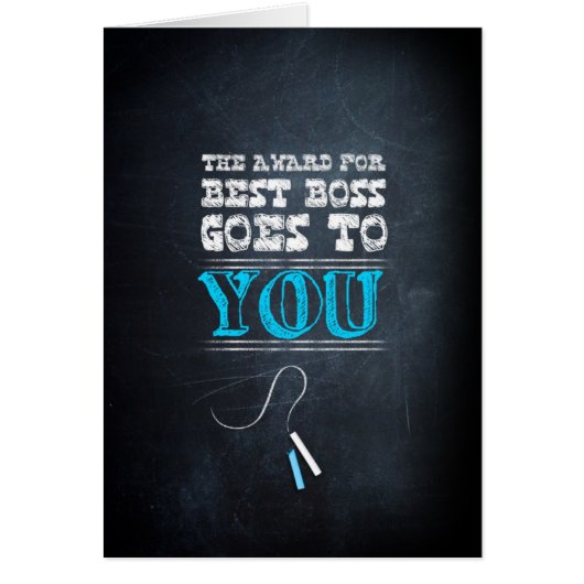 For The award best boss goes to you! (Front)