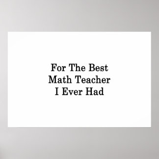 Best Teacher Posters | Zazzle