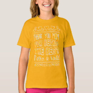For The Best Mom in the World   Sleeve Shirt