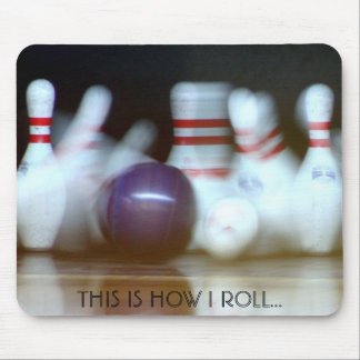 For the bowlers in the family mouse pad
