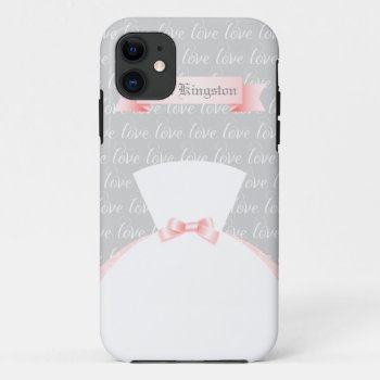 For The Bride Personalized "mrs." Iphone 11 Case by K2Pphotography at Zazzle