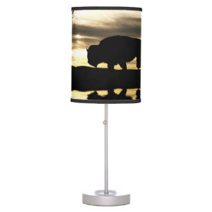 For the Cabin Buffalo Lamp