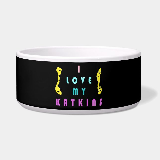 For the cat with love bowl (Front)