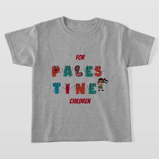 For the Children of Palestine T-Shirt (Laydown)