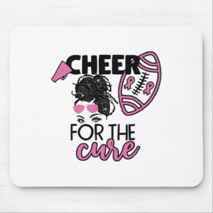 For The Cure Football Breast Cancer Awareness Mouse Pad