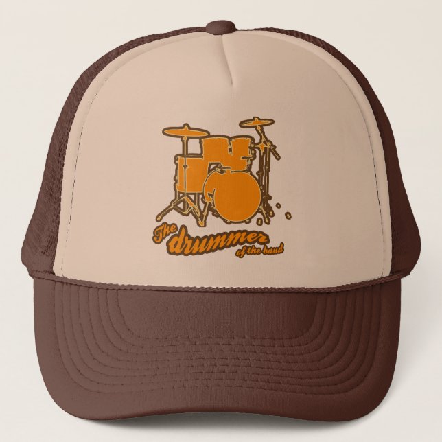 For the drummer trucker hat (Front)
