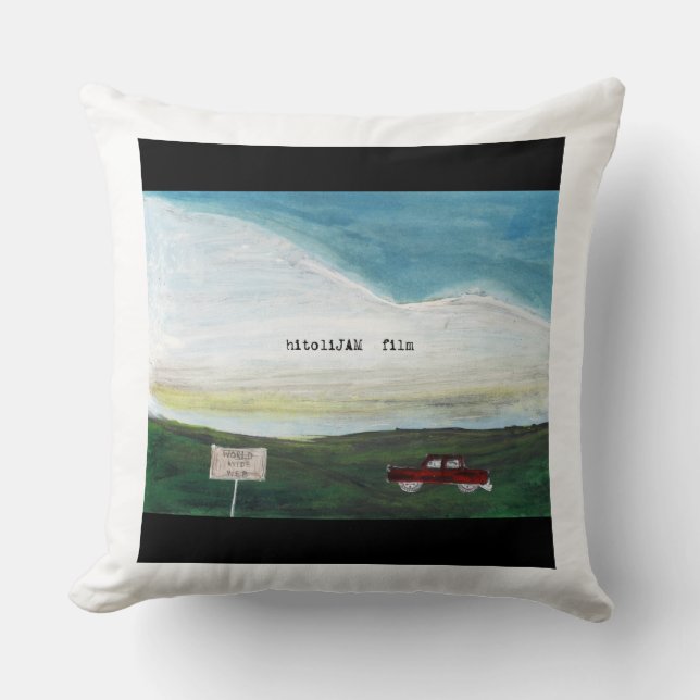 for the film that someone sees in his dream throw pillow (Front)