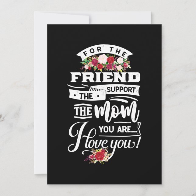 For The Friends I Love You Invitation (Front)