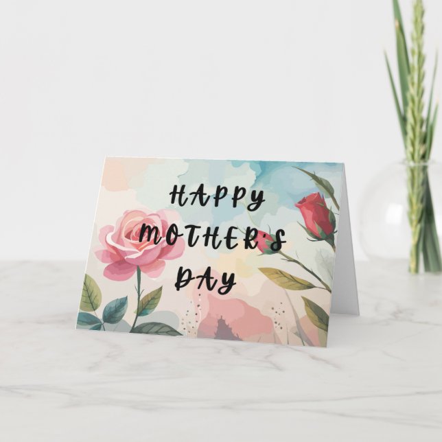 For the Funny, Real Mom Greeting Card (Front)