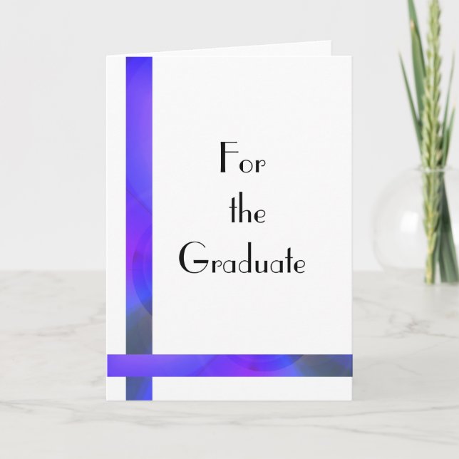 For the Graduate Card (Front)